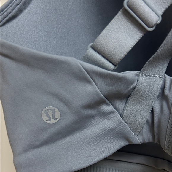 Lululemon 35DDD Gray Cross-Back Sports Bra - Picture 3 of 6